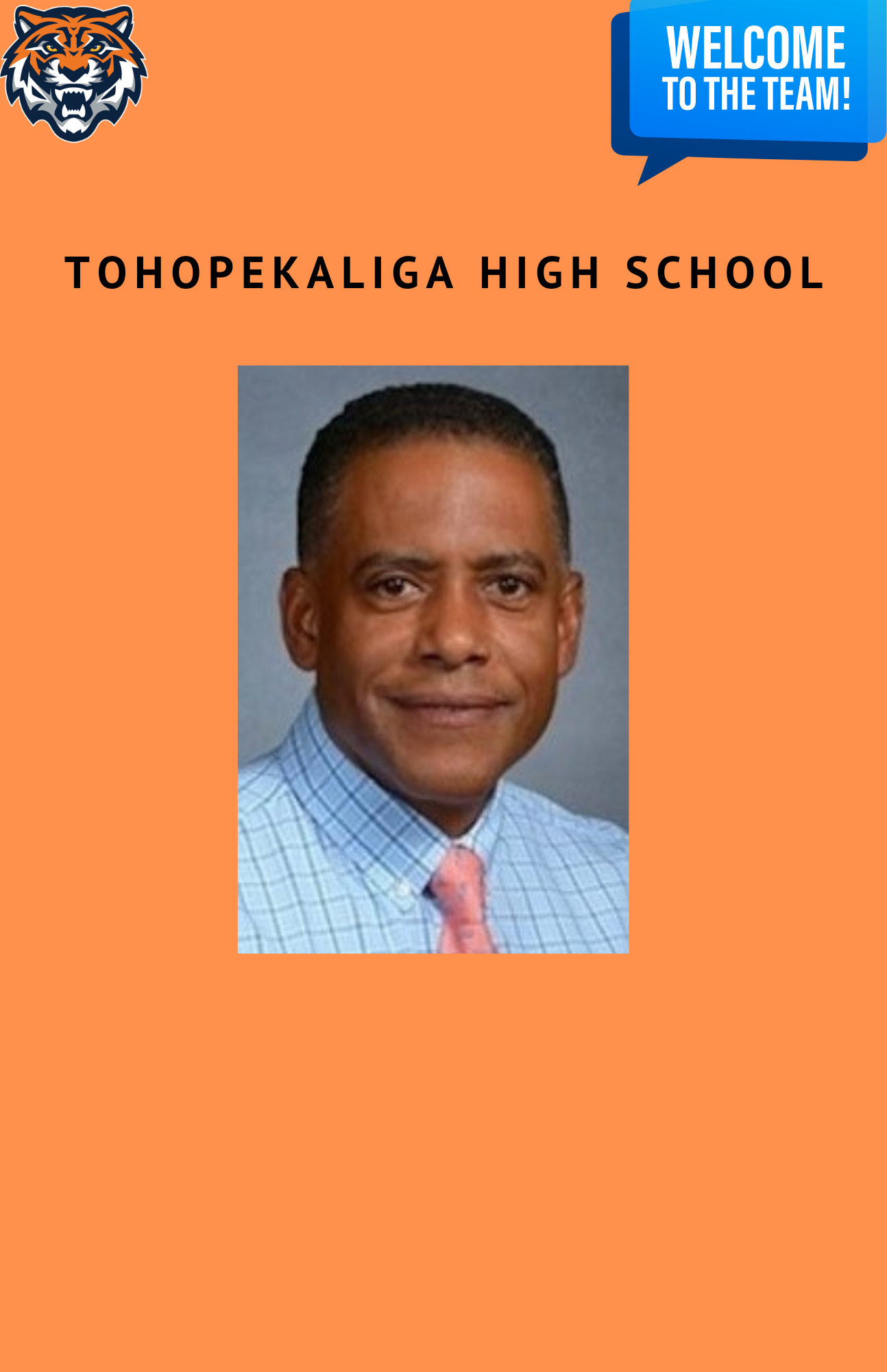  Please help us welcome Dr. Casado to Tohopekaliga High School